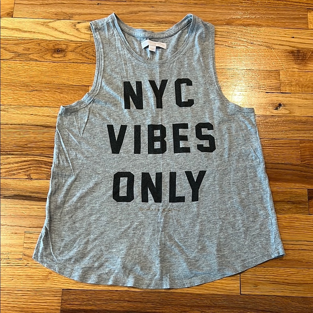 Spiritual gangster Gray tank Top with Black Print